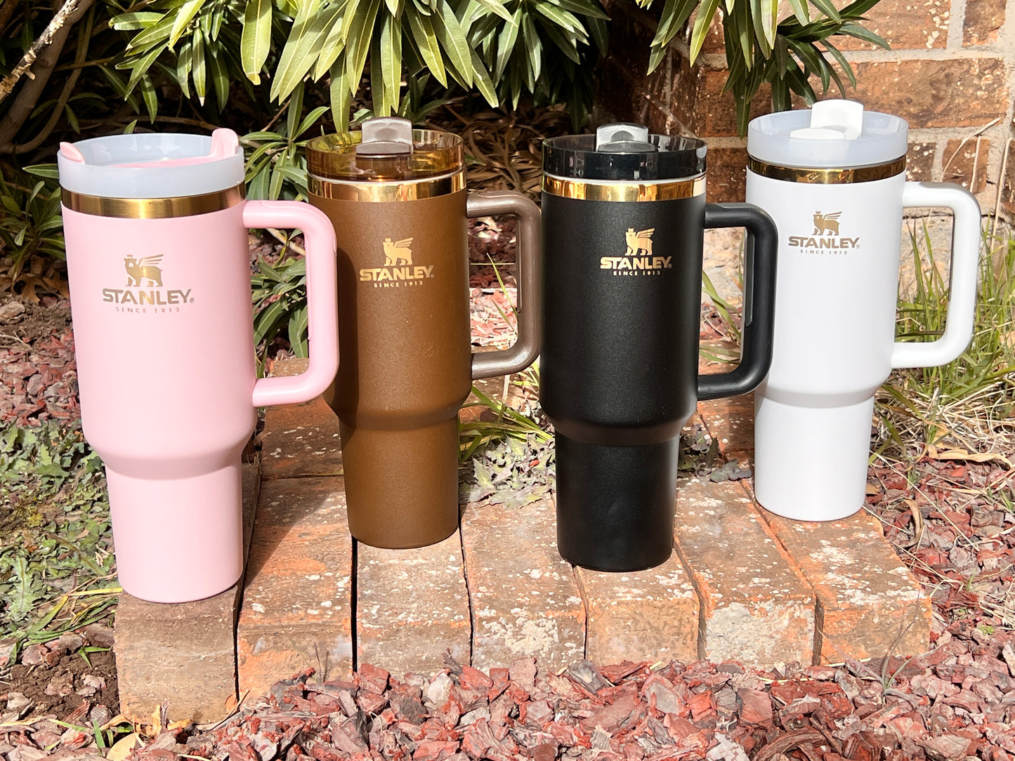 GOLD RIM TUMBLERS