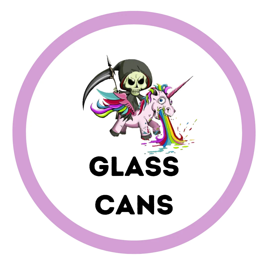 GLASS CANS