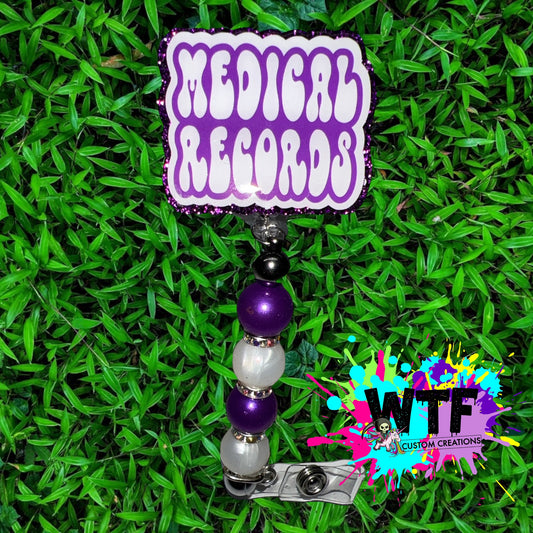 Medical Records Badge Reel