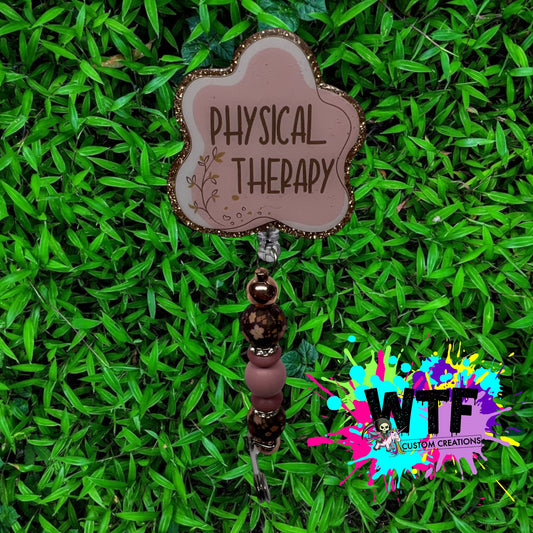 Physical Therapy Badge Reel