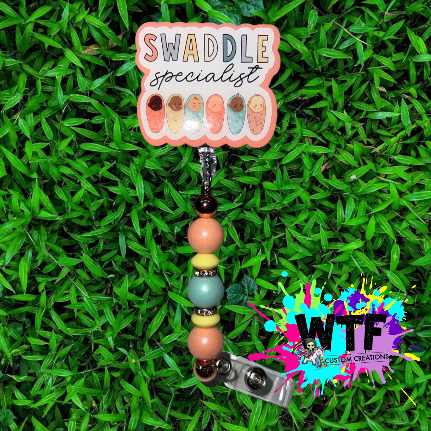 Swaddle Specialist Badge Reel