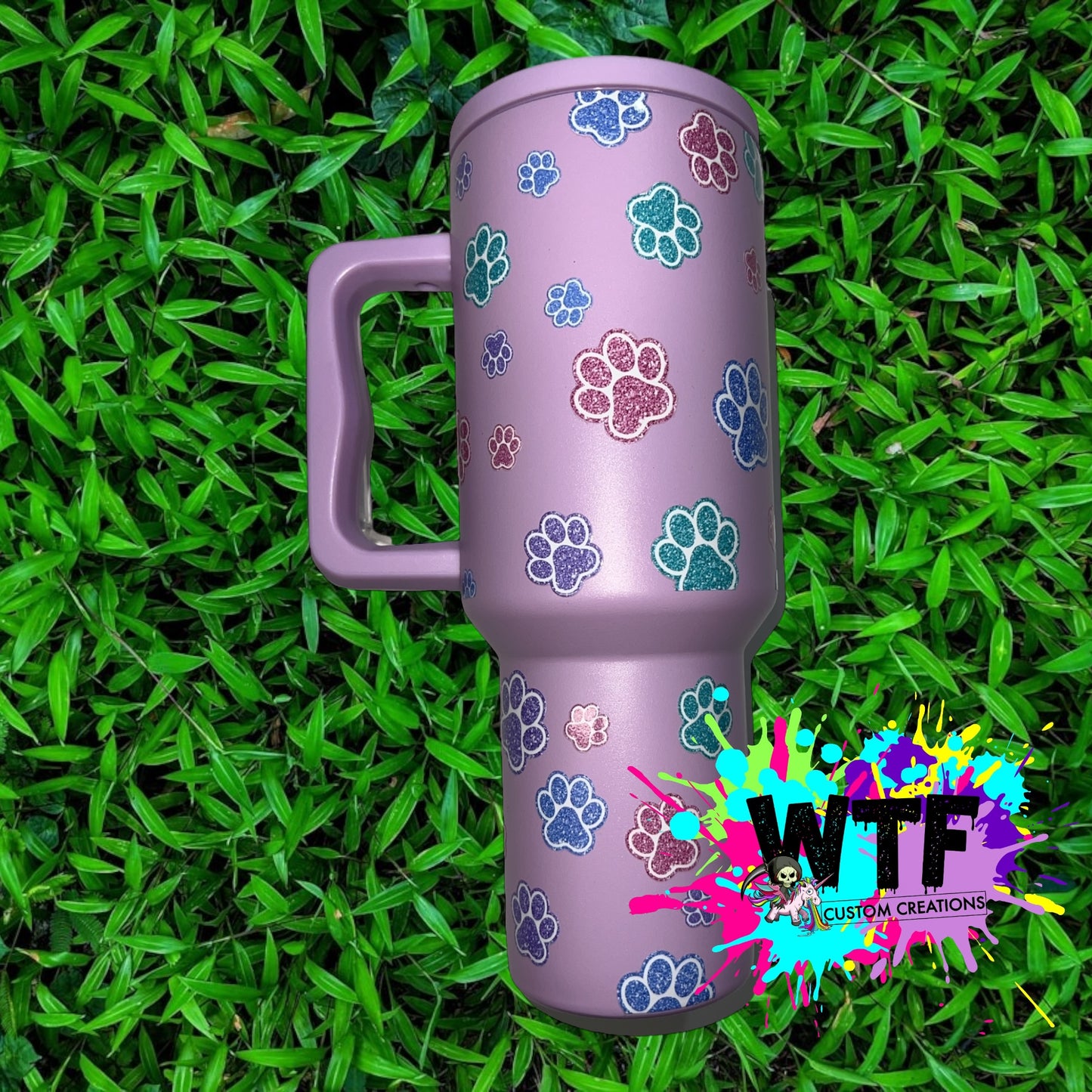 PAW DOG LOVER 40OZ TUMBLER